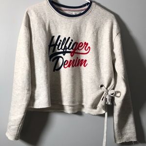 Tommy Hilfiger Denim sweater with side tie M